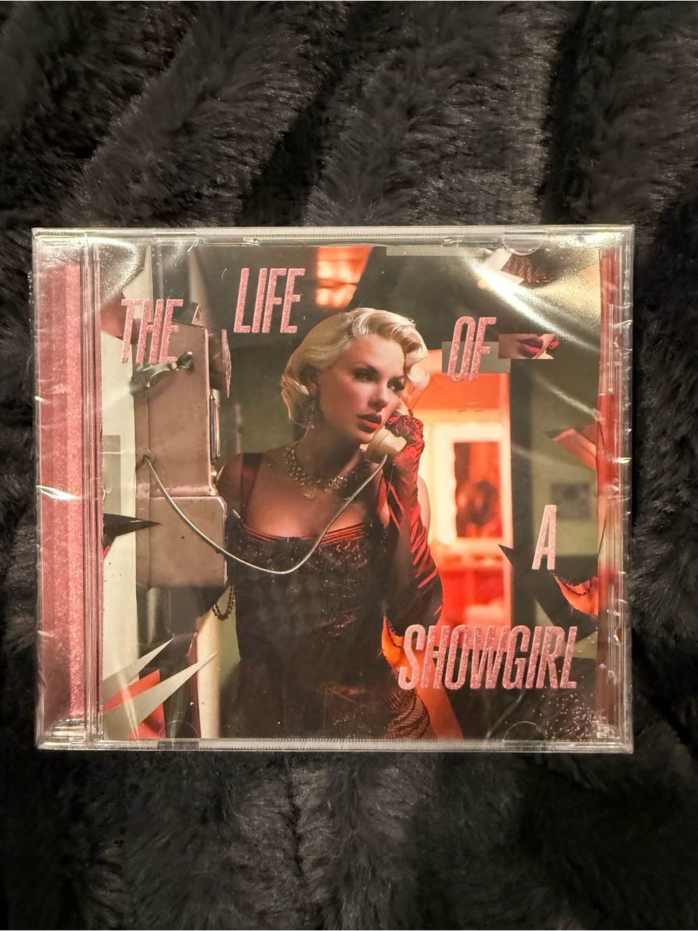 The Life of a Showgirl Pink Phone Variant CD Sealed + Exclusive Bonus Tracks
